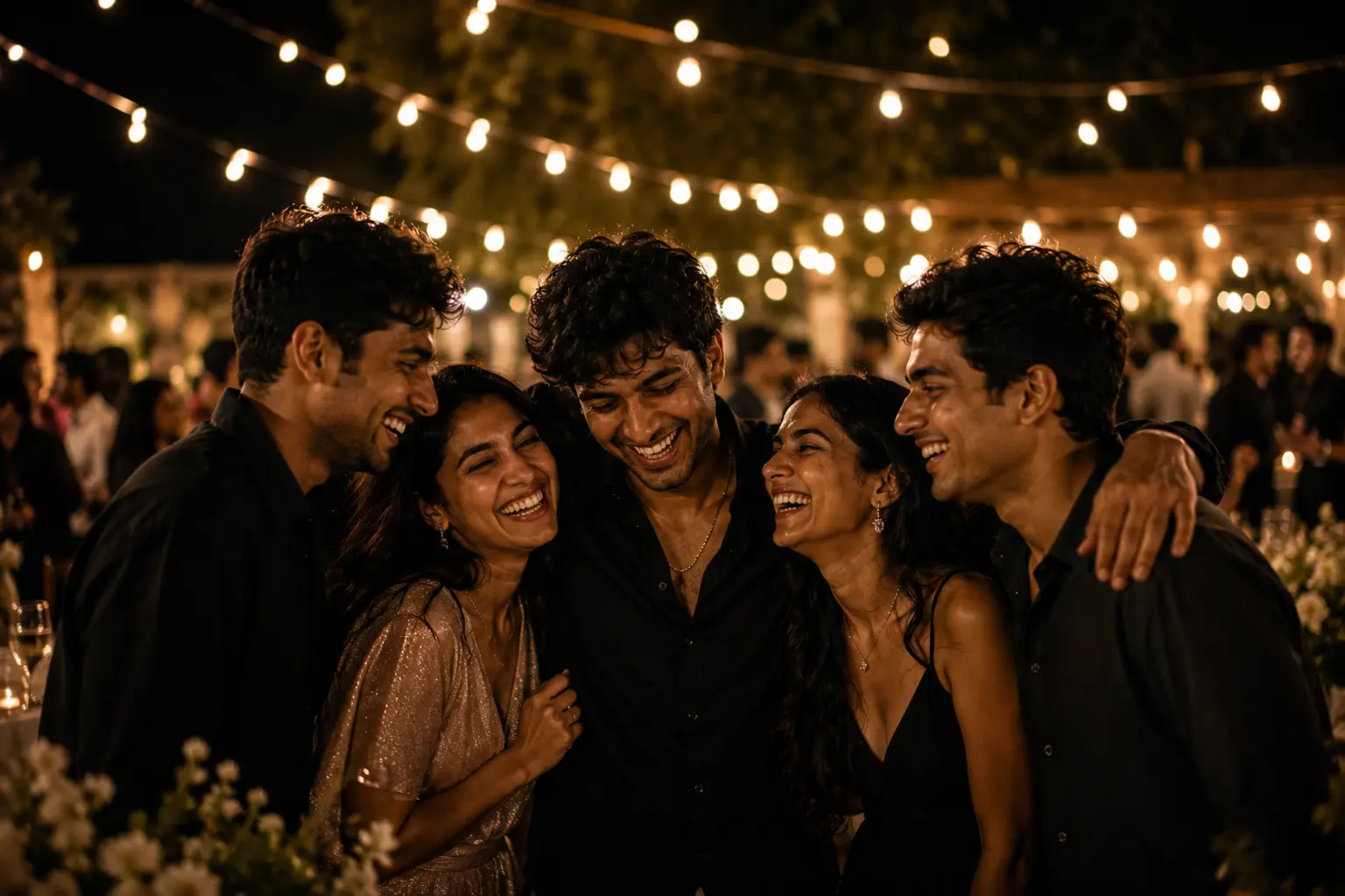 A beautiful moment shared with friends